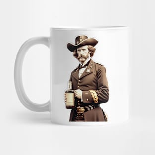 Custer Wine Label Mug